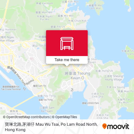 寶琳北路,茅湖仔 Mau Wu Tsai, Po Lam Road North map