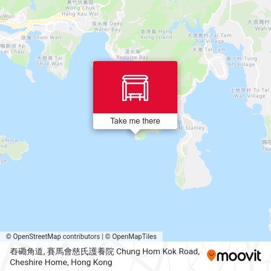 舂磡角道, 賽馬會慈氏護養院 Chung Hom Kok Road, Cheshire Home地圖