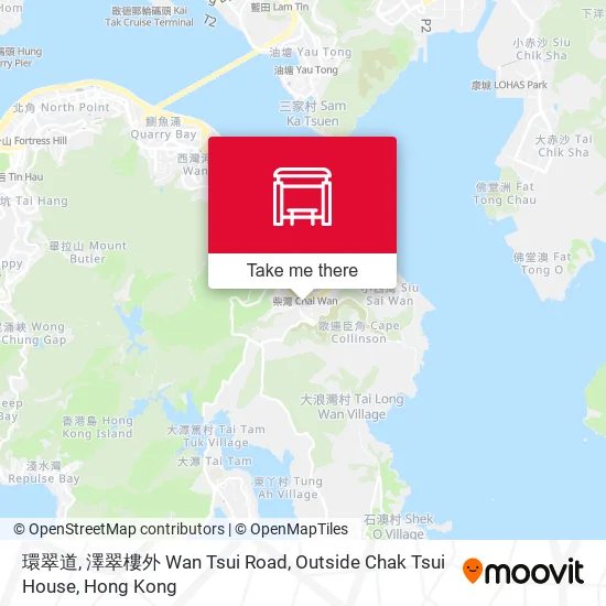 環翠道, 澤翠樓外 Wan Tsui Road, Outside Chak Tsui House map