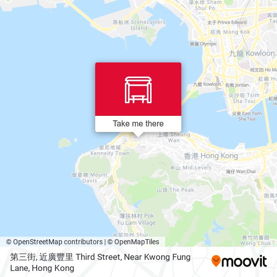 第三街, 近廣豐里 Third Street, Near Kwong Fung Lane map