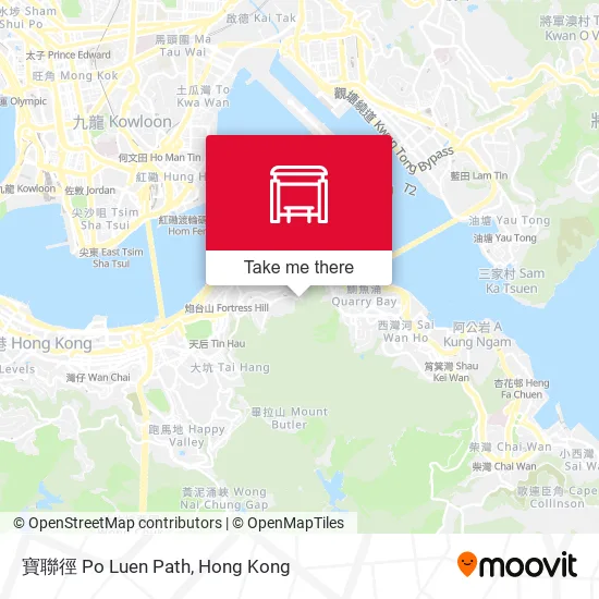 寶聯徑 Po Luen Path map