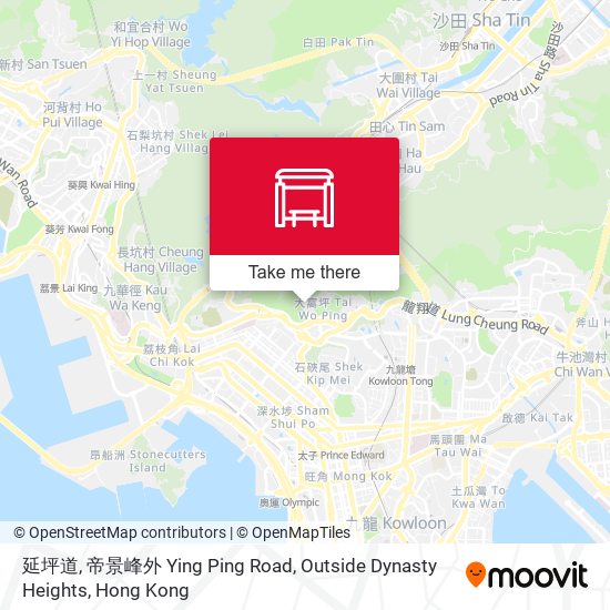 延坪道, 帝景峰外 Ying Ping Road, Outside Dynasty Heights map