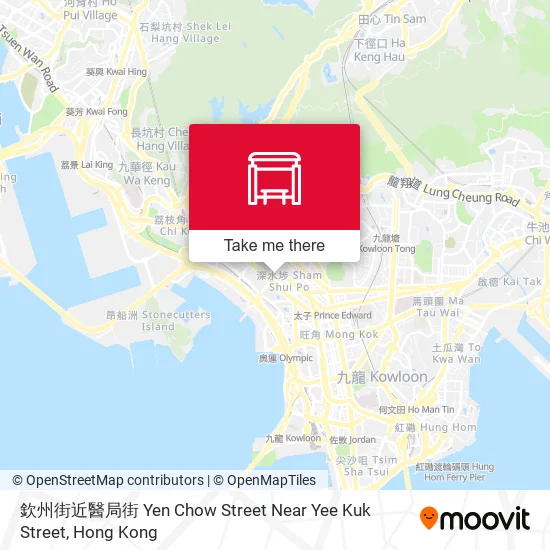 欽州街近醫局街 Yen Chow Street Near Yee Kuk Street地圖
