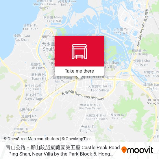 青山公路－屏山段,近朗庭園第五座 Castle Peak Road - Ping Shan, Near Villa by the Park Block 5 map
