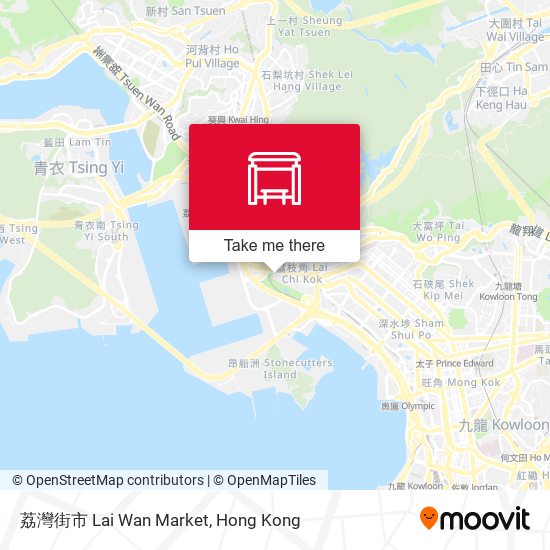 荔灣街市 Lai Wan Market地圖