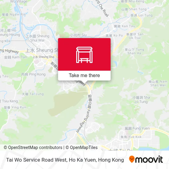 Tai Wo Service Road West, Ho Ka Yuen map
