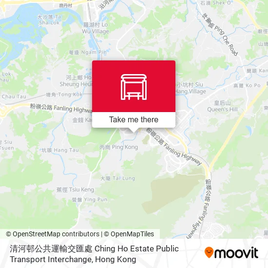 清河邨公共運輸交匯處 Ching Ho Estate Public Transport Interchange map