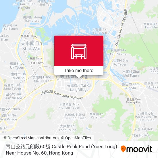 青山公路元朗段60號 Castle Peak Road (Yuen Long) Near House No. 60 map
