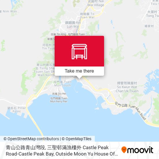 青山公路青山灣段, 三聖邨滿漁樓外 Castle Peak Road-Castle Peak Bay, Outside Moon Yu House Of Sam Shing Estate map