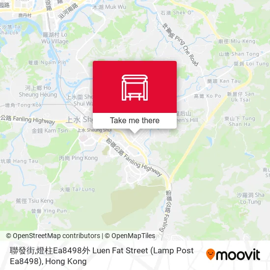 聯發街,燈柱Ea8498外 Luen Fat Street (Lamp Post Ea8498)地圖