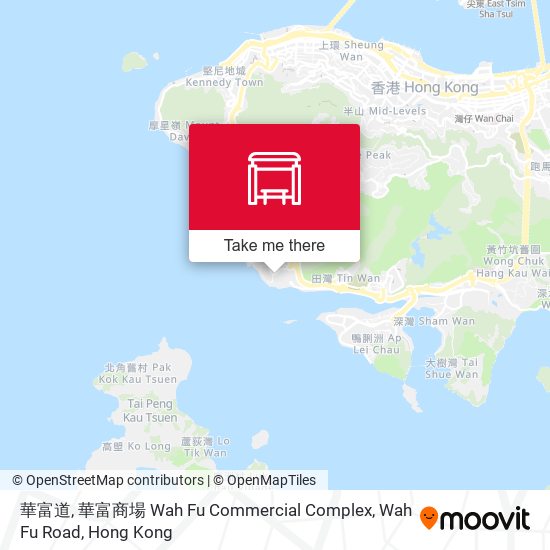 華富道, 華富商場 Wah Fu Commercial Complex, Wah Fu Road地圖