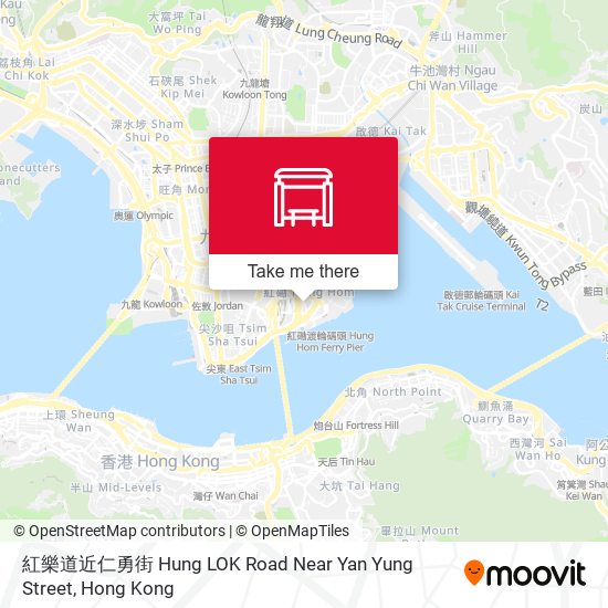 紅樂道近仁勇街 Hung LOK Road Near Yan Yung Street map