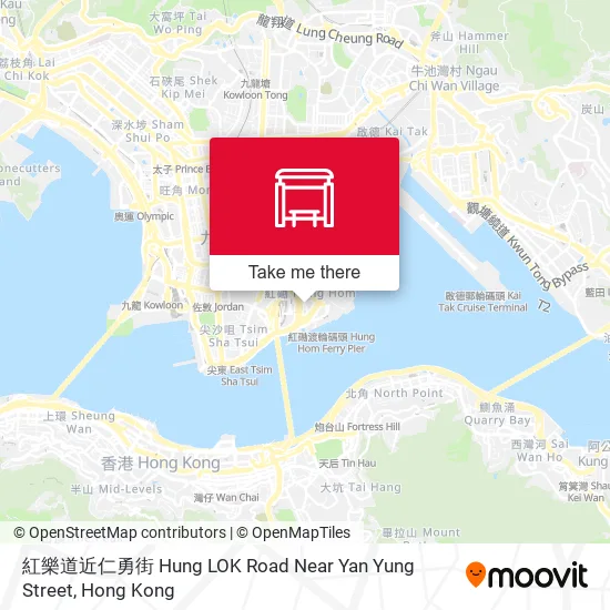 紅樂道近仁勇街 Hung LOK Road Near Yan Yung Street map