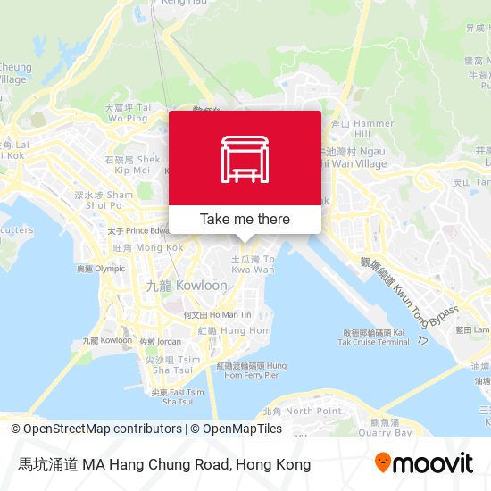 馬坑涌道 MA Hang Chung Road地圖