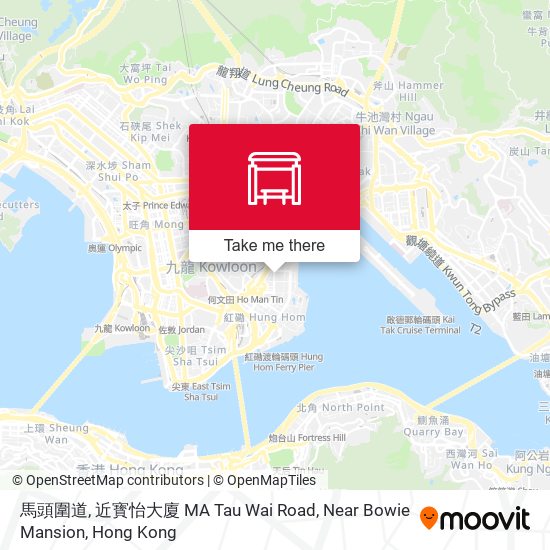 馬頭圍道, 近寳怡大廈 MA Tau Wai Road, Near Bowie Mansion map