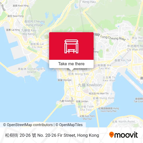 松樹街 20-26 號 No. 20-26 Fir Street map