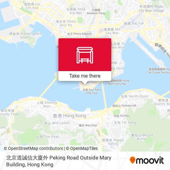 北京道誠信大廈外 Peking Road Outside Mary Building map