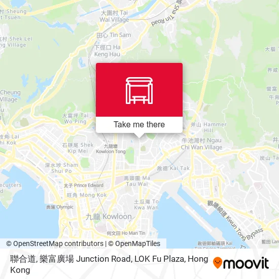 聯合道, 樂富廣場 Junction Road, LOK Fu Plaza地圖