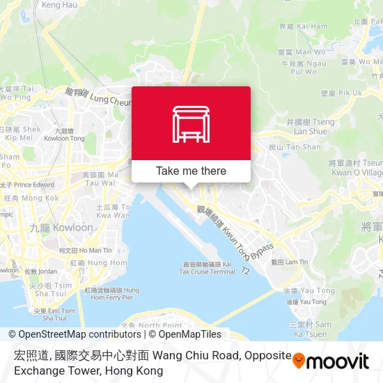 宏照道, 國際交易中心對面 Wang Chiu Road, Opposite Exchange Tower map
