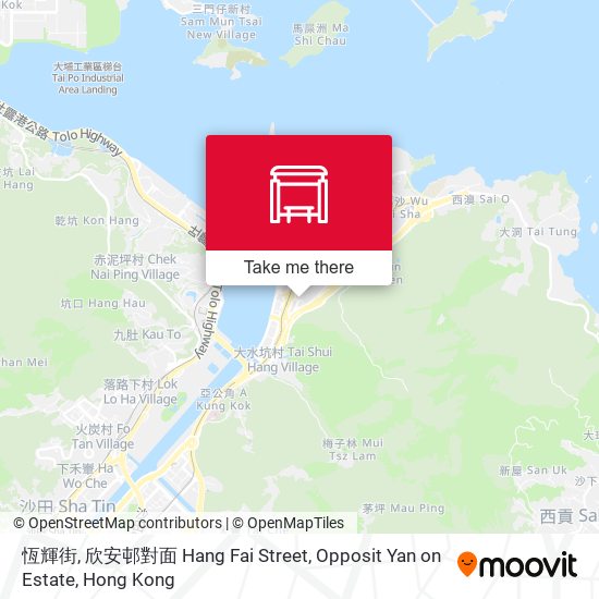 恆輝街, 欣安邨對面 Hang Fai Street, Opposit Yan on Estate map