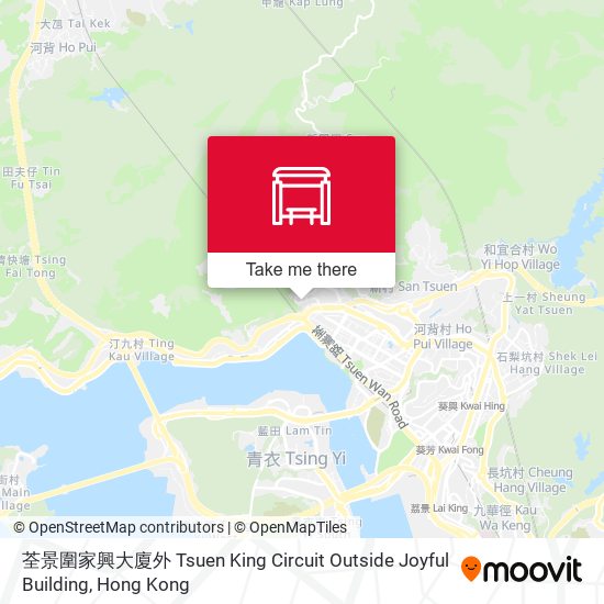 荃景圍家興大廈外 Tsuen King Circuit Outside Joyful Building map