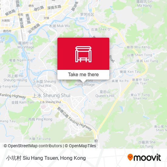 小坑村 Siu Hang Tsuen map