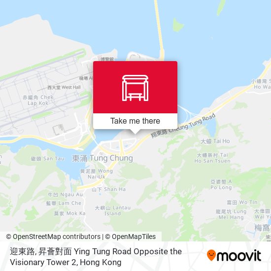 迎東路, 昇薈對面 Ying Tung Road Opposite the Visionary Tower 2 map