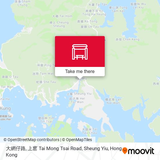 大網仔路, 上窰 Tai Mong Tsai Road, Sheung Yiu map