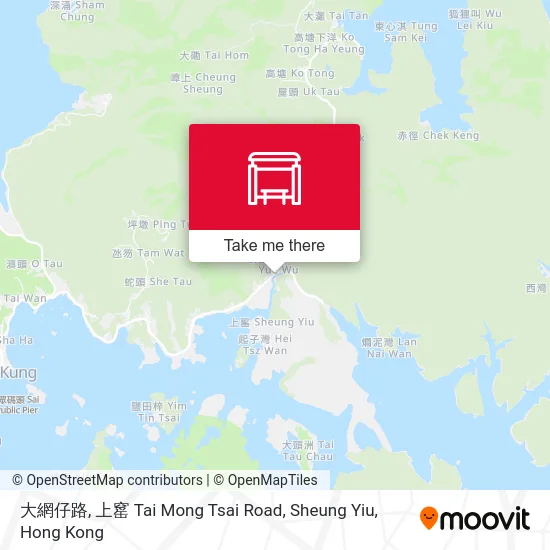 大網仔路, 上窰 Tai Mong Tsai Road, Sheung Yiu map
