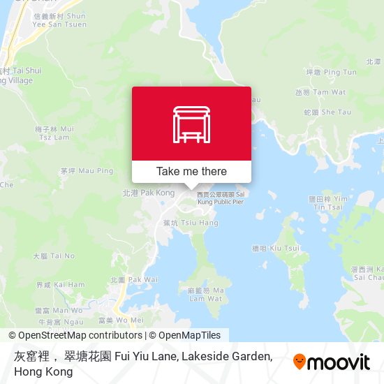灰窰裡， 翠塘花園 Fui Yiu Lane, Lakeside Garden map