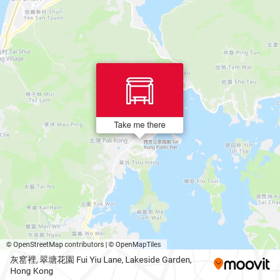 灰窰裡, 翠塘花園 Fui Yiu Lane, Lakeside Garden map