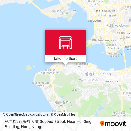 第二街, 近海昇大廈 Second Street, Near Hoi Sing Building地圖