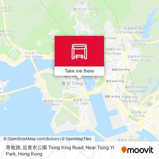 青敬路, 近青衣公園 Tsing King Road, Near Tsing Yi Park map