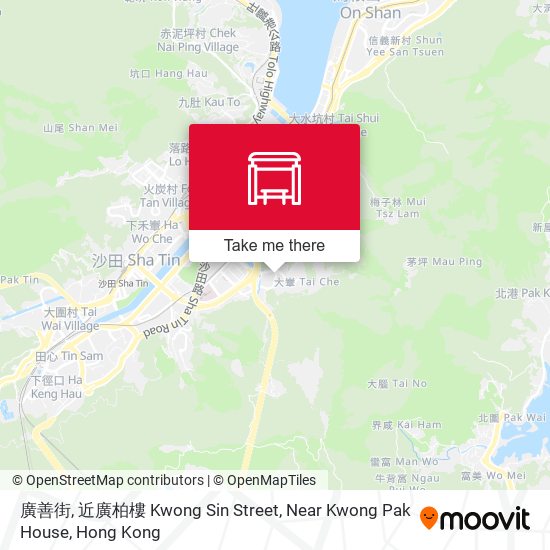 廣善街, 近廣柏樓 Kwong Sin Street, Near Kwong Pak House map