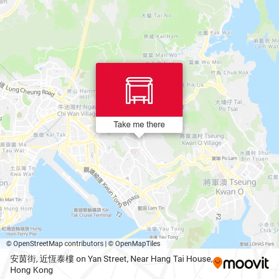 安茵街, 近恆泰樓 on Yan Street, Near Hang Tai House map