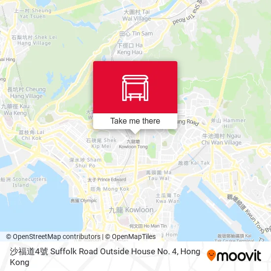 沙福道4號 Suffolk Road Outside House No. 4地圖