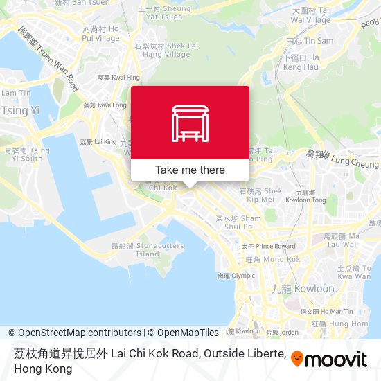 荔枝角道昇悅居外 Lai Chi Kok Road, Outside  Liberte map