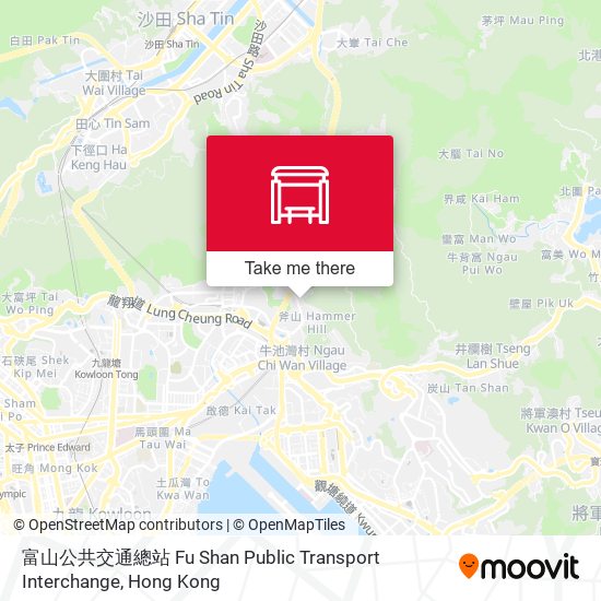 富山公共交通總站 Fu Shan Public Transport Interchange map