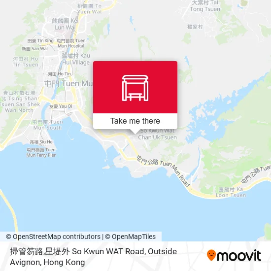 掃管笏路,星堤外 So Kwun WAT Road, Outside Avignon地圖