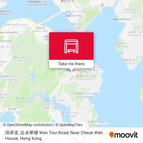 環翠道, 近卓華樓 Wan Tsui Road, Near Cheuk Wah House map