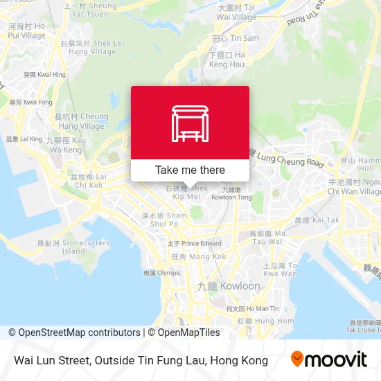 Wai Lun Street, Outside Tin Fung Lau map
