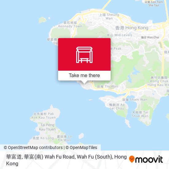 華富道, 華富(南) Wah Fu Road, Wah Fu (South) map