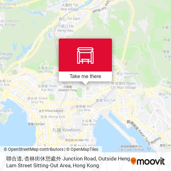 聯合道, 杏林街休憩處外 Junction Road, Outside Heng Lam Street Sitting-Out Area map