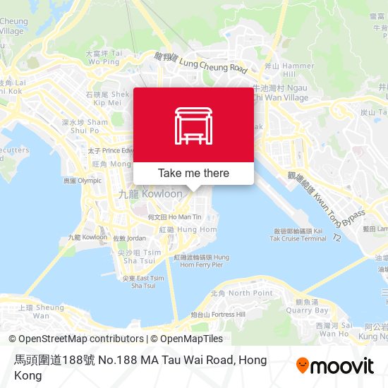 馬頭圍道188號 No.188 MA Tau Wai Road地圖