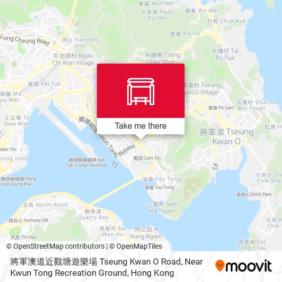 將軍澳道近觀塘遊樂場 Tseung Kwan O Road, Near Kwun Tong Recreation Ground map