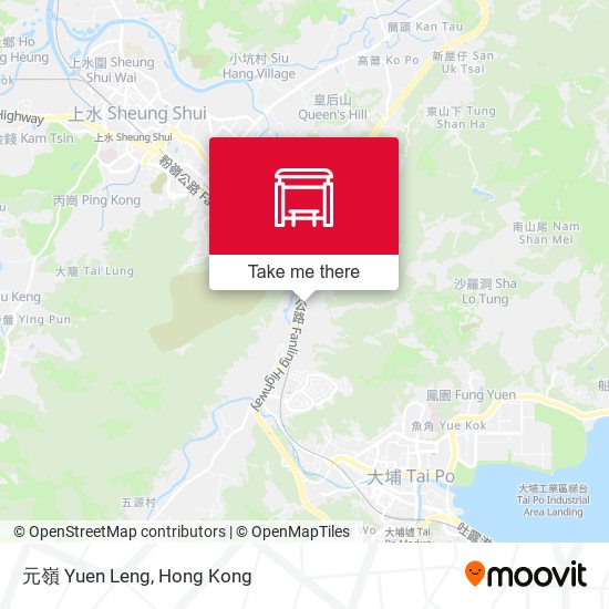 元嶺 Yuen Leng map