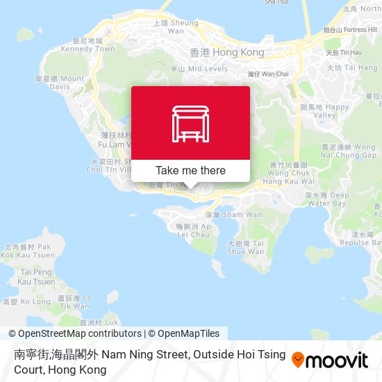 南寧街,海晶閣外 Nam Ning Street, Outside Hoi Tsing Court map