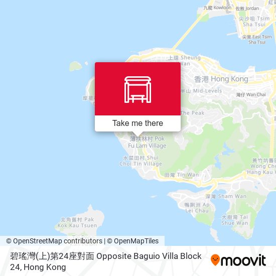 碧瑤灣(上)第24座對面 Opposite Baguio Villa Block 24 map
