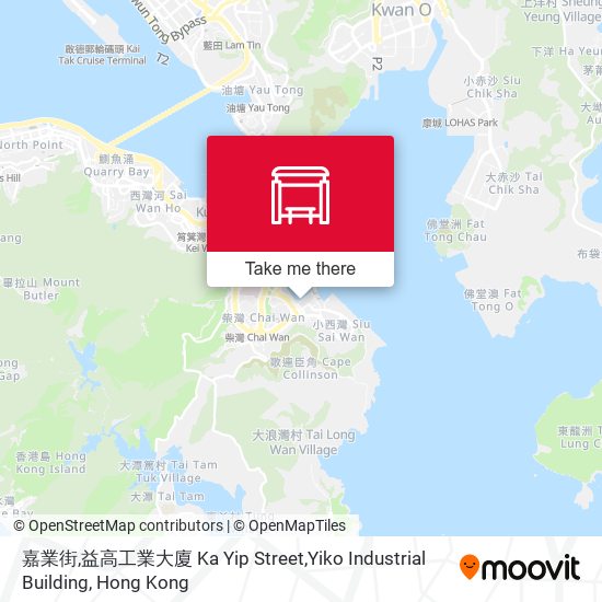 嘉業街,益高工業大廈 Ka Yip Street,Yiko Industrial Building map