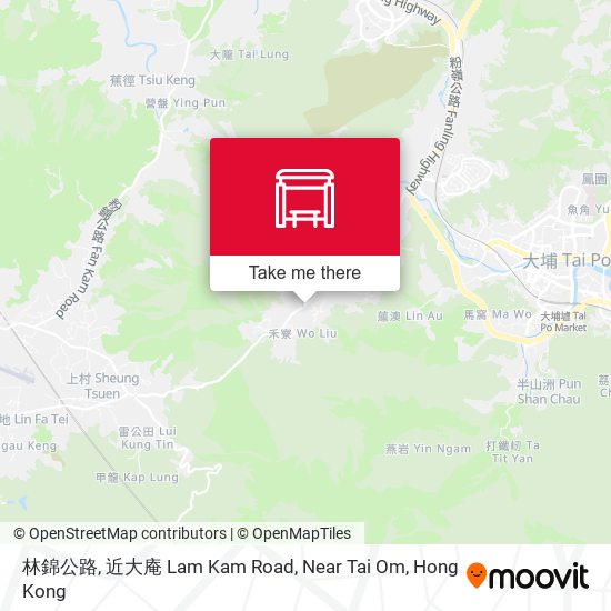 林錦公路, 近大庵 Lam Kam Road, Near Tai Om map